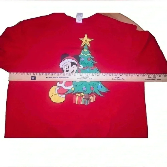 Disney Mickey Mouse Christmas Crewneck Sweatshirt Size L - Picture 5 of 5